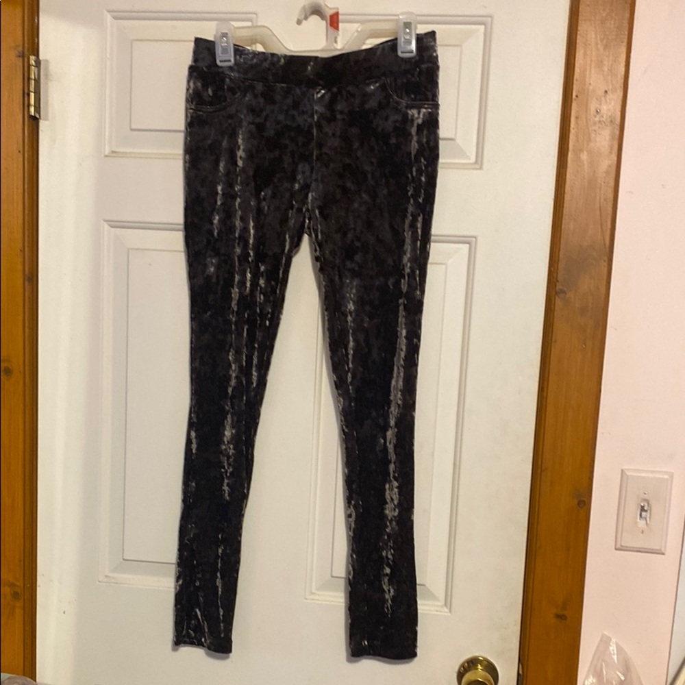 Stylish Black Velvet Pants